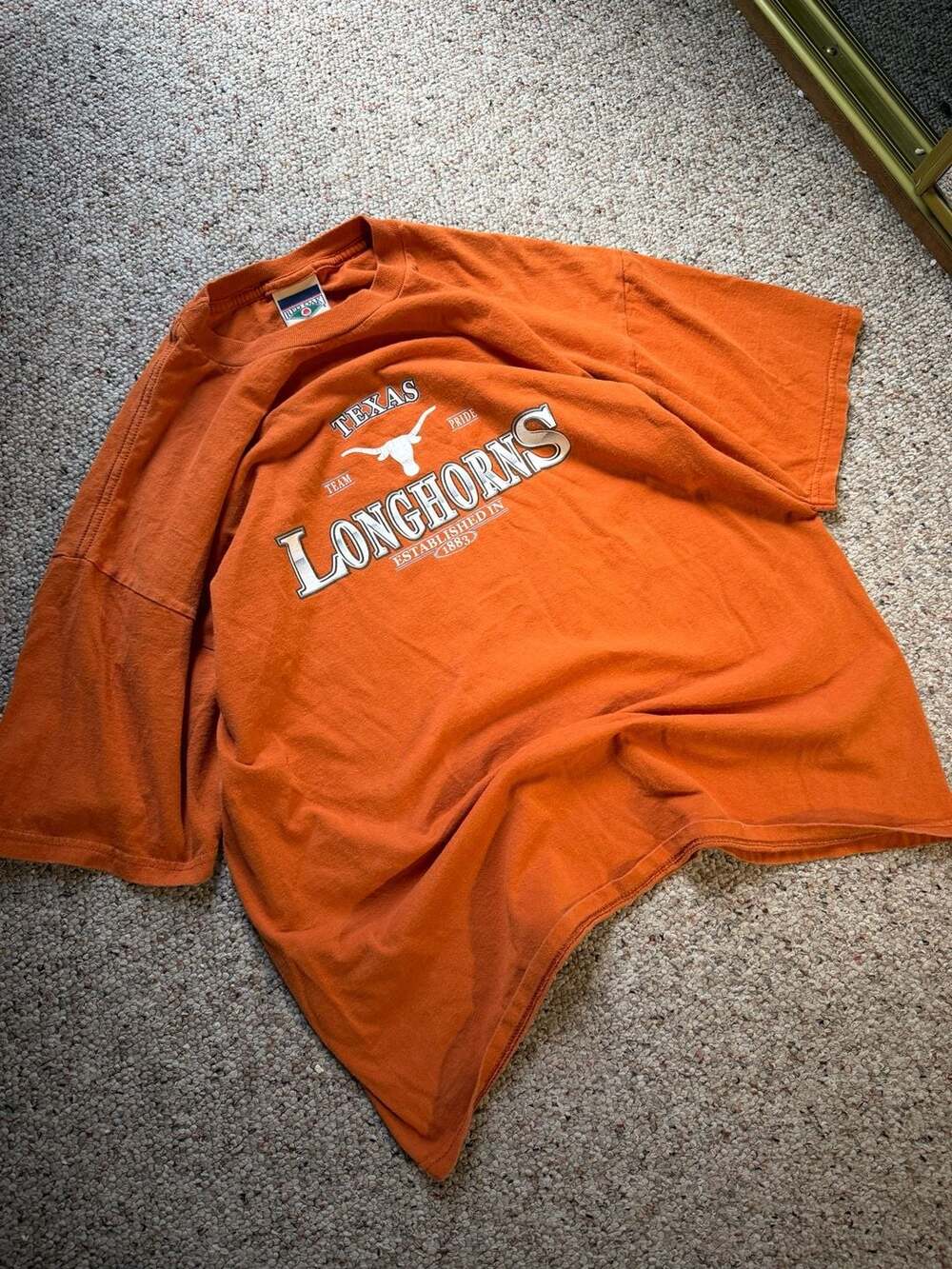 Red Oak Vintage Texas Longhorns Graphic T-Shirt Orange